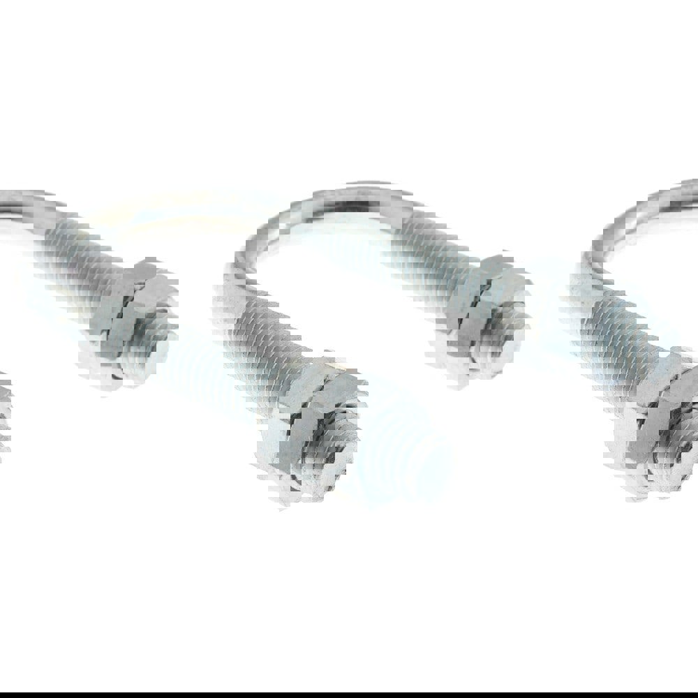 Round U-Bolt: Without Mount Plate, 3/8-16 UNC, 2-3/8